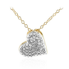 Collana in argento con Diamante I3 (I)