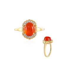 Anello in argento con Corniola