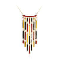 Collana in argento con Topazio Bianco