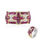 Anello in argento con Rubino della Birmania (Gems en Vogue)