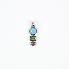 Ciondolo in argento con Larimar