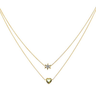 Collana in argento con Peridoto