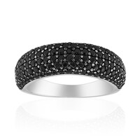 Anello in argento con Spinello Nero