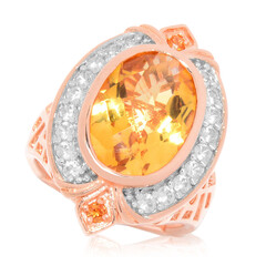 Anello in argento con Citrino (Dallas Prince Designs)
