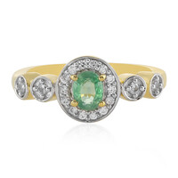 Anello in argento con Cianite Menta