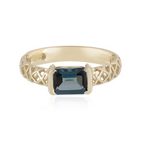 Anello in oro con Topazio Blu Londra (Ornaments by de Melo)