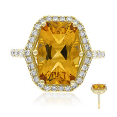 Anello in oro con Citrino (CIRARI)