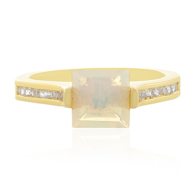 Anello in argento con Opale di Welo
