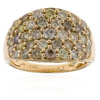 Anello in oro con Diamante Fancy SI2 (CIRARI)