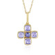 Collana in argento con Tanzanite (KM by Juwelo)