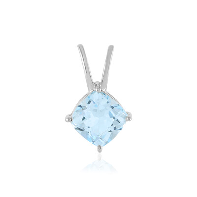 Ciondolo in argento con Topazio Blu Cielo