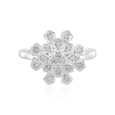 Anello in argento con Diamante I2 (I)