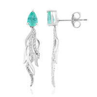 Orecchini in argento con Smeraldo Colombiano (SAELOCANA)