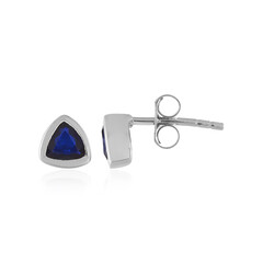 Orecchini in argento con Spinello Blu Royal