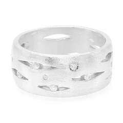 Anello in argento con Zircone