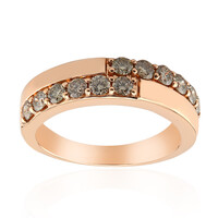 Anello in oro con Diamante Rose de France SI1 di Argyle