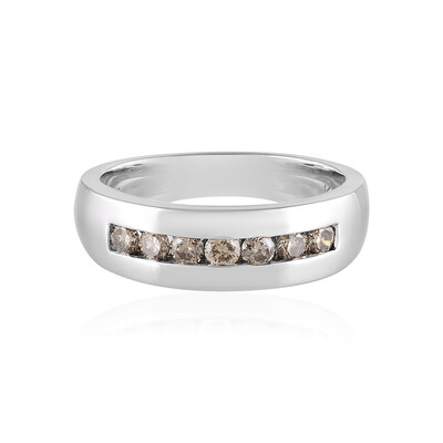 Anello in oro con Diamante Champagne I2 (KM by Juwelo)