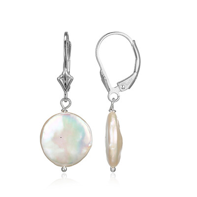Orecchini in argento con Perla di Acqua Dolce