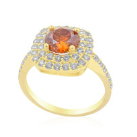 Anello in oro con Sfalerite