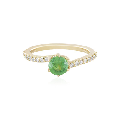 Anello in oro con Demantoide (AMAYANI)