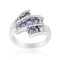 Anello in argento con Tanzanite