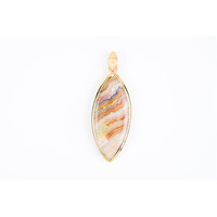 Ciondolo in argento con Agata Lace