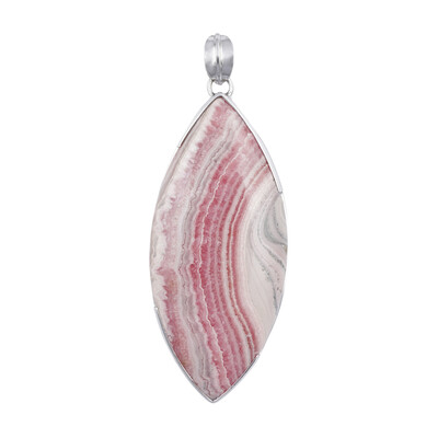 Ciondolo in argento con Rodocrosite (Bali Barong)