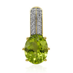 Ciondolo in argento con Peridoto