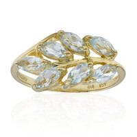 Anello in argento con Topazio Blu Cielo