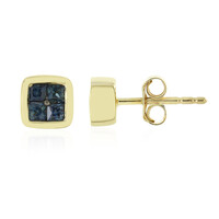 Orecchini in oro con Zaffiro Blu