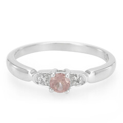 Anello in argento con Granato Malaya
