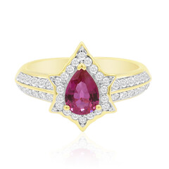 Anello in oro con Rubino della Birmania
