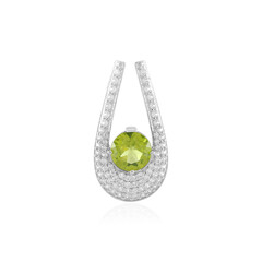 Ciondolo in argento con Peridoto Arizona