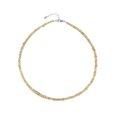 Collana in argento con Apatite Gialla