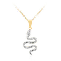 Collana in argento con Diamante I3 (I)