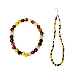 Collana in argento con Mokaite
