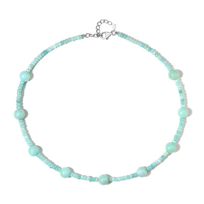 Collana in argento con Amazzonite