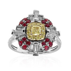 Anello in oro con Diamante Giallo SI2 (CIRARI)