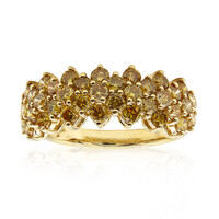 Anello in oro con Diamante Arancione SI2 (CIRARI)