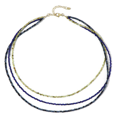 Collana in argento con Grossularia