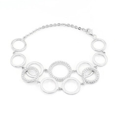 Bracciale in argento con Zircone