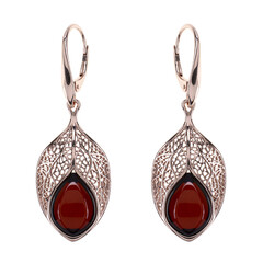 Orecchini in argento con Ambra Baltica