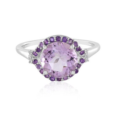 Anello in argento con Ametista Rose de France