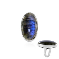 Anello in argento con Labradorite