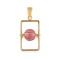 Ciondolo in argento con Rodocrosite