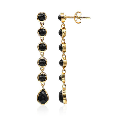 Orecchini in argento con Spinello Nero