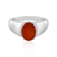 Anello in argento con Corniola