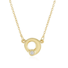 Collana in argento con Diamante I2 (H)