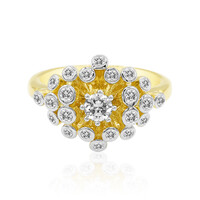 Anello in oro con Diamante IF (D)