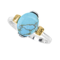 Anello in argento con Turchese